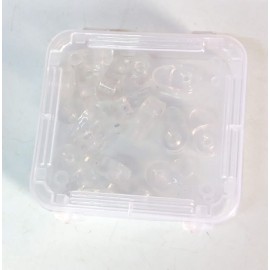 PVC Glass Spot Holder Clear (Pack of 100pcs) MP-168