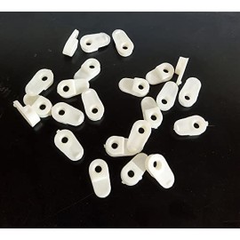PVC Glass Spot Holder Milky (Pack of 100pcs) MP-168