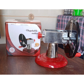 Stainless Steel Chips Maker and Vegetable Slicer for Kitchen Potato Slicer Graters and Chippers, Chips Maker is Suitable for Vegetable Cuttings, Chips Maker Consist Hard Coated Iron Wheel and Stand