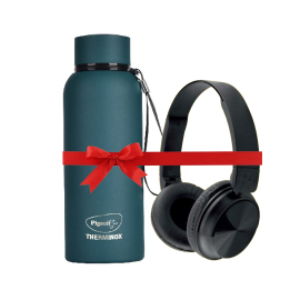 Pigeon Croma Azure Bottle 600 ml + Frontech Multi-Media Headphone