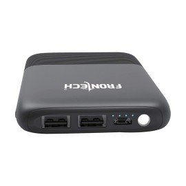 Pigeon USB Rechargeable Blender,330 Ml + Frontech 10000MAH Polymer Battery Power Bank ,Black