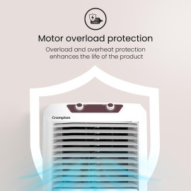 Crompton Marvel Neo Inverter Compatible Portable Personal Air Cooler (40L, White)