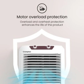 Crompton Marvel Neo Inverter Compatible Portable Personal Air Cooler (40L, White)