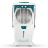 Crompton Ozone Desert Air Cooler- 55L with Everlast Pump, Auto Fill, 4-Way Air Deflection and High Density Honeycomb pads, White & Teal