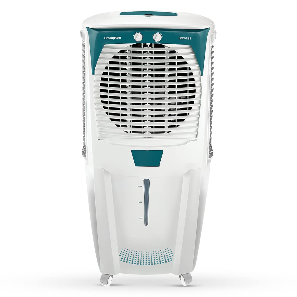 Crompton Ozone 88 Litres Desert Air Cooler for home Large & Easy Clean Ice Chamber 4-Way Air Deflection High Density Honeycomb Pads Everlast Pump Auto Fill