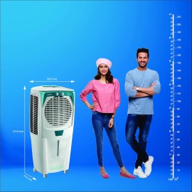 Crompton Ozone 88 Litres Desert Air Cooler for home Large & Easy Clean Ice Chamber 4-Way Air Deflection High Density Honeycomb Pads Everlast Pump Auto Fill