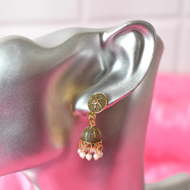 Elegant Traditional Jhumka Set for Festive Occasions (12 Pair Set)