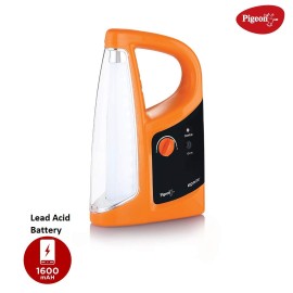 Pigeon Egnite Emergency Lamp with 1600 mAh Rechargeable Lantern (Orange)