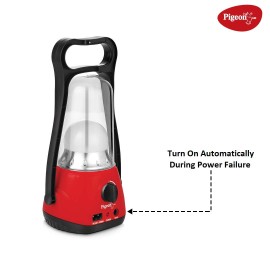 Pigeon Lumino LED Emergency Rechargeable Lamp with 1600 mAH and 50 Hours Backup