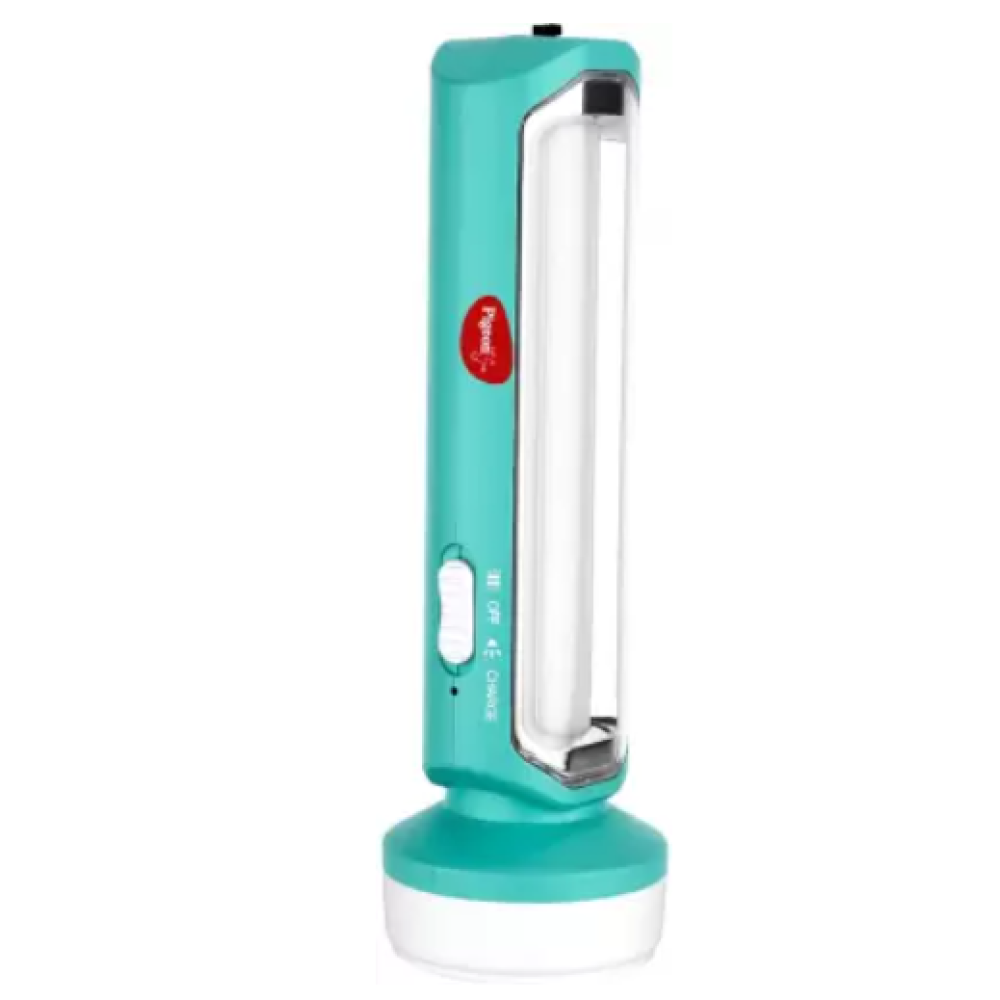 Pigeon Radiance LED Torch with Emergency Light (Cyan)