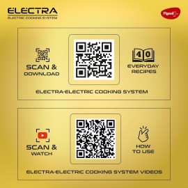Pigeon Electra Electric Pressure Cooking System with 18 Pre-Set Menus, 6 litre