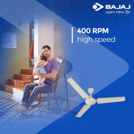 Bajaj Edge HS Ceiling Fan (White, Bianco, 1200 mm)