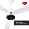 Pigeon Fantastic 1200mm BLDC Ceiling Fan with Remote Energy Efficient Ceiling Fan Ceiling fan for Living Room High Air Delivery with LED Indicators (White)