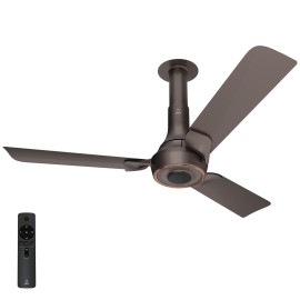 NNEX Glyde A70 BLDC 1200 mm BEE 2 Star Rated Premium Ceiling Fan 20% Higher Air Thrust 2-Yr Warranty, Mist Brown	