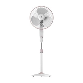 NNEX Glyde A5 400mm Pedestal Fan for Home 2 Years Warranty Power of 3 Blades 20% Higher Air Thrust 100% Copper Motor - White
