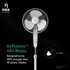 NNEX Glyde A5 400mm Pedestal Fan for Home 2 Years Warranty Power of 3 Blades 20% Higher Air Thrust 100% Copper Motor - White