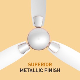 Crompton High Speed Toro Antidust 1200 mm(48 inch)Ceiling Fan(Silver Magic,White)1 Star