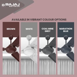 Bajaj Classico Pro 12S1 1200mm Coal Mine Grey Ceiling Fan