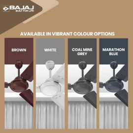 Bajaj Classico 12S1 1200mm Marathon Blue Ceiling Fan