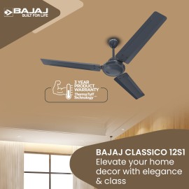 Bajaj Classico Pro 12S1 1200mm Marathon Blue Ceiling Fan