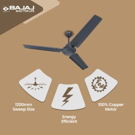Bajaj Classico Pro 12S1 1200mm Marathon Blue Ceiling Fan