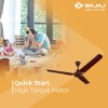 Bajaj New Bahar 1200mm Ceiling Fan (Brown)