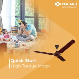 Bajaj New Bahar 1200mm Ceiling Fan (Brown)