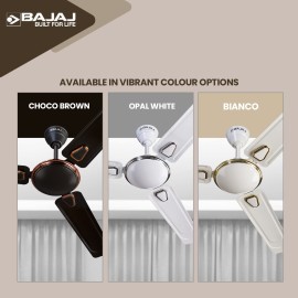 Bajaj Edge HS Deco 1200 mm Ceiling Fan (Choko Brown)