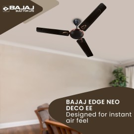 Bajaj Edge HS Deco 1200 mm Ceiling Fan (Choko Brown)