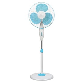 Bajaj Esteem 400 mm 3 Blade Pedestal Fan (Icy Blue & White, Pack of 1)