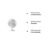 Bajaj Esteem 400 mm 3 Blade Table Fan (White, Pack of 1)