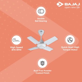 Bajaj Maxima 600Mm Ceiling Fan (White)