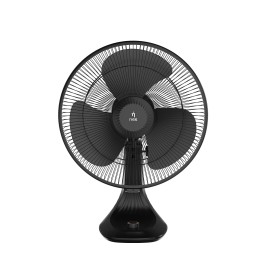 NNEX Glyde A5 400mm Table Fan for Home 2 Years Warranty Power of 3 Blades 20% Higher Air Thrust 100% Copper Motor-Black
