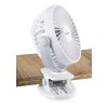 Bajaj Pygmy Mini 110 MM Sweep (USB Charging) 110 mm Silent Operation 3 Blade Table Fan (White,Pack of 1)