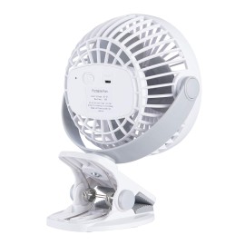 Bajaj Pygmy Mini 110 MM Sweep (USB Charging) 110 mm Silent Operation 3 Blade Table Fan (White,Pack of 1)