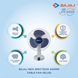 Bajaj Neo Spectrum 400mm Table Fan(Blue)