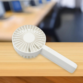 Mini Portable Rechargeable Fan–Lightweight & Easy to Carry (1 Pc , Battery Not Included)