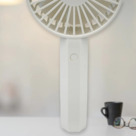 Mini Portable Rechargeable Fan–Lightweight & Easy to Carry (1 Pc , Battery Not Included)