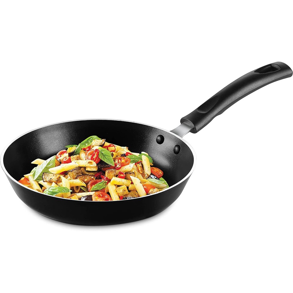 Pigeon Aluminium Non-Stick Fry Pan, 28cm- Black