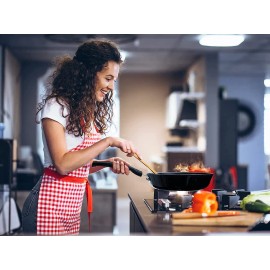 Pigeon Aluminium Non-Stick Fry Pan, 28cm- Black