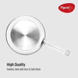 Pigeon Special Stainless Steel Gift Set with Kadai, Fry Pan and Saucepan Induction Bottom Cookware Set  (Stainless Steel, 3 - Piece)