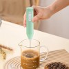 COLLAPSIBLE 50 W Turquoise Hand Blender (Milk Frother Handheld USB, Rechargeable Electric Coffee Beater)