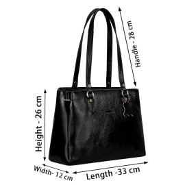 Hyatt Leather Accessories Full-Grain Natural Leather Top-Handle satchel Shoulder tote Bags For Women (Black) Hyatt Leather Accessories Full-Grain Natural Leather Top-Handle satchel Shoulder tote Bags For Women (Black)