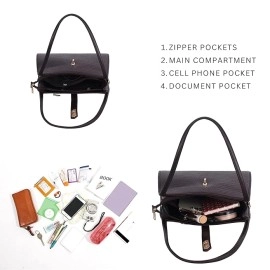 Hyatt Leather Accessories Full-Grain Leather Top-Handle satchels Tote Handbags & Shoulder Sling Bags For Women Office (Brown) Hyatt Leather Accessories Full-Grain Leather Top-Handle satchels Tote Handbags & Shoulder Sling Bags For Women Office (Brown)