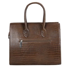 Hyatt Leather Accessories Full-Grain Natural Cro Leather Top-Handle satchel Tote Handbags & Shoulder Sling Bags For Women Office Branded Stylish (Green)