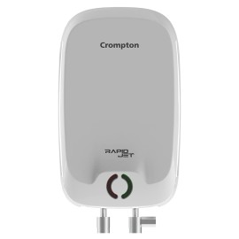 Crompton Rapid Jet 3-L Instant Water Heater (Geyser) with Advanced 4 level Safety (White)