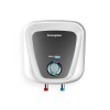 Crompton Solarium Care 15-L 5 Star Storage Water Heater (Geyser) with Rust Proof Plastic Body (White),Free Pipe