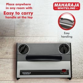 Maharaja Whiteline Flare 2000-Watt Heat Convector (Grey and Black) Room Heater
