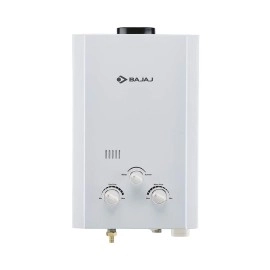 Bajaj Majesty Duetto Gas 6 Ltr Vertical Water Heater (LPG), White