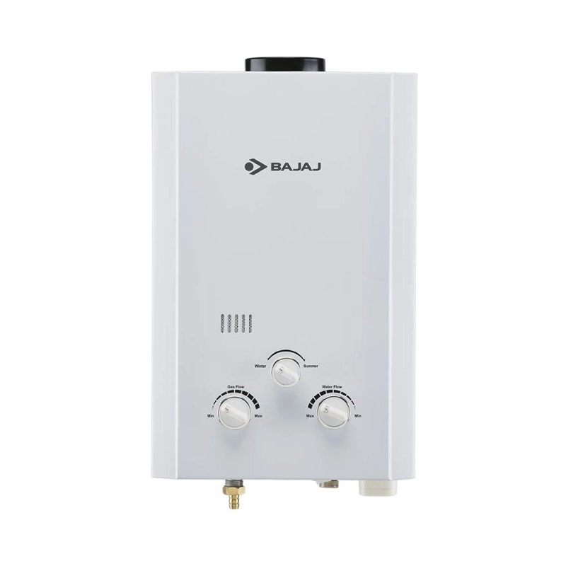 Bajaj Majesty Duetto Gas 6 Ltr Vertical Water Heater (LPG), White Bajaj Majesty Duetto Gas 6 Ltr Vertical Water Heater (LPG), White